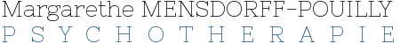 Margarethe Mensdorff-Pouilly Logo